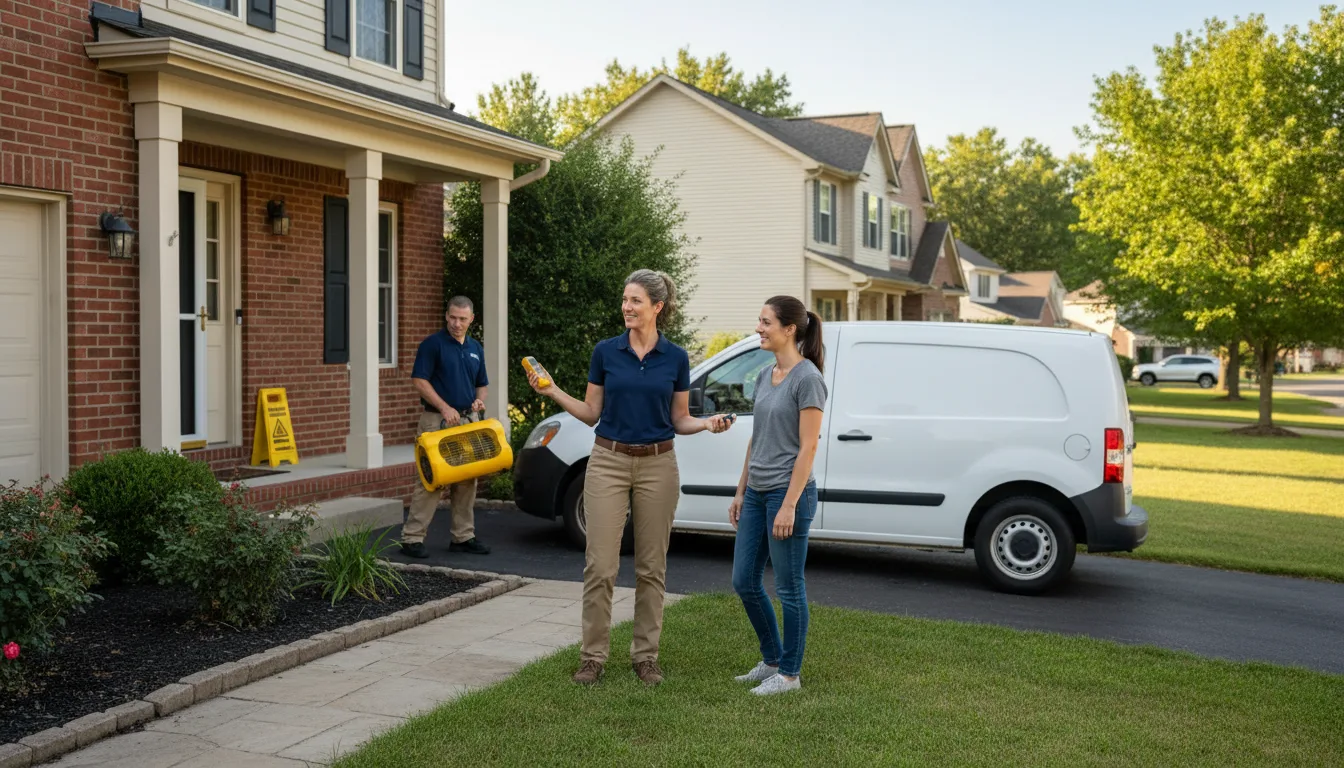 Water restoration image for Home Water Damage Repair in South Hill, VA